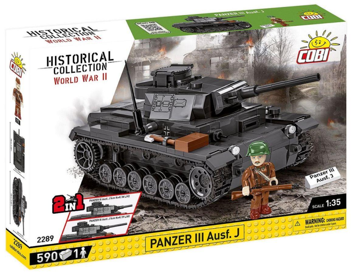 COB2289 World War 2 - Panzer III Ausf.J (590 Piece Kit) - Cobi - Titan Pop Culture