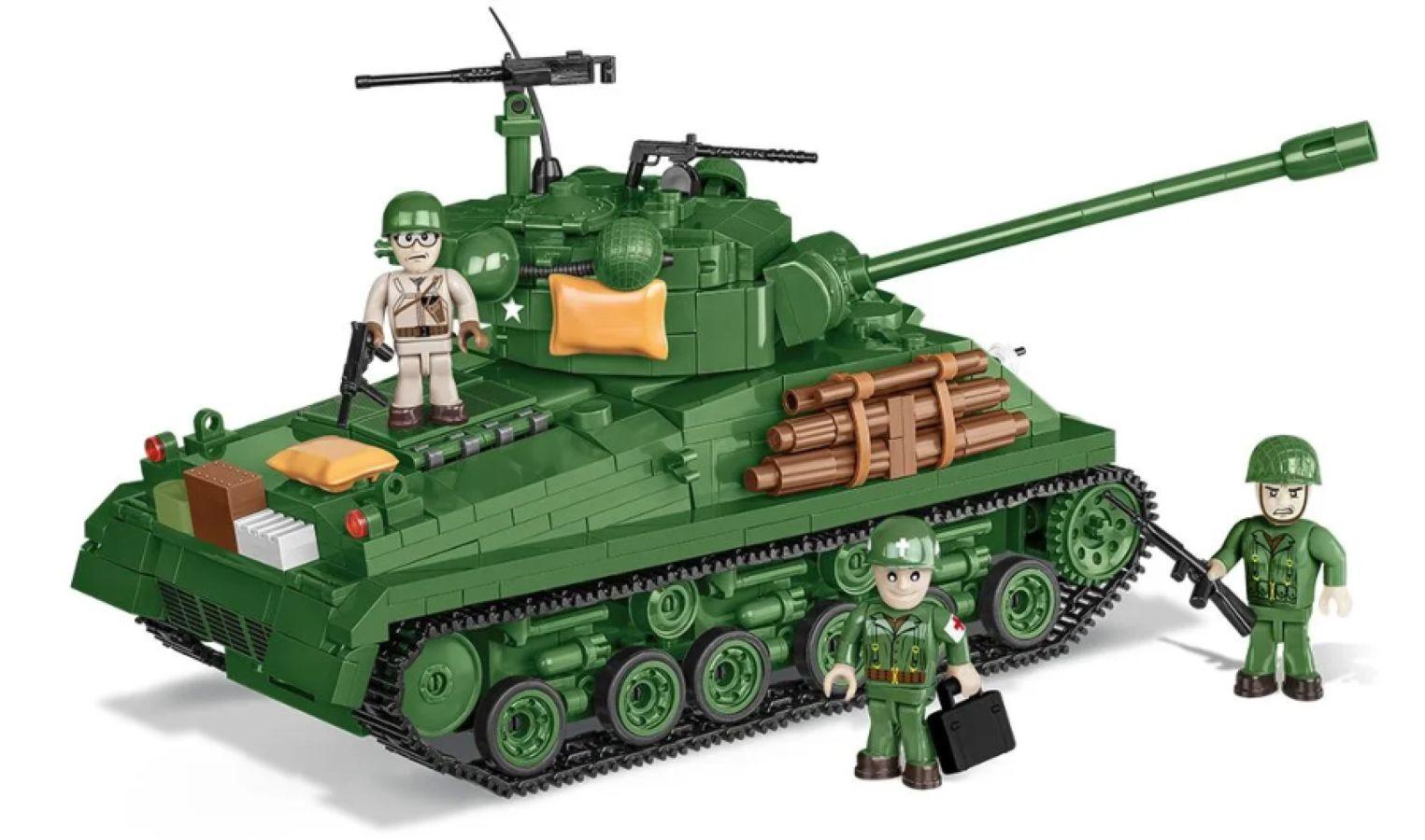 COB2533 World War II - M4A3 Sherman Easy Eight (725 pieces) - Cobi - Titan Pop Culture