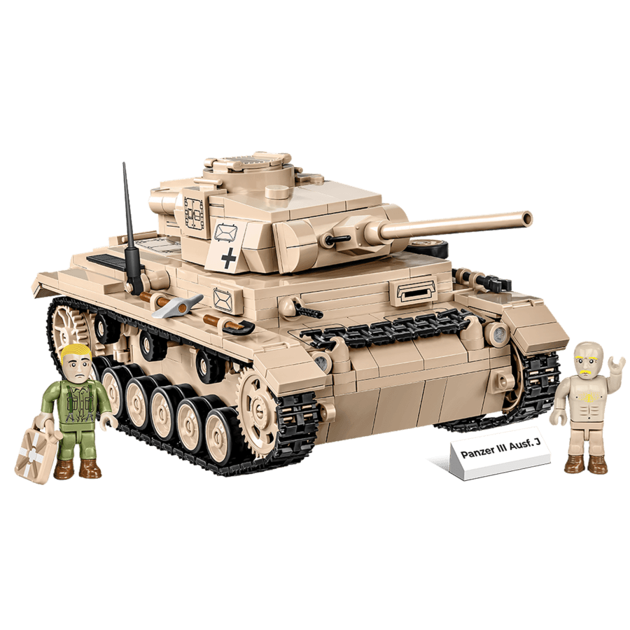 COB2562 World War 2 - Panzer III Ausf.J & Field Workshop (780 Piece Kit) - Cobi - Titan Pop Culture