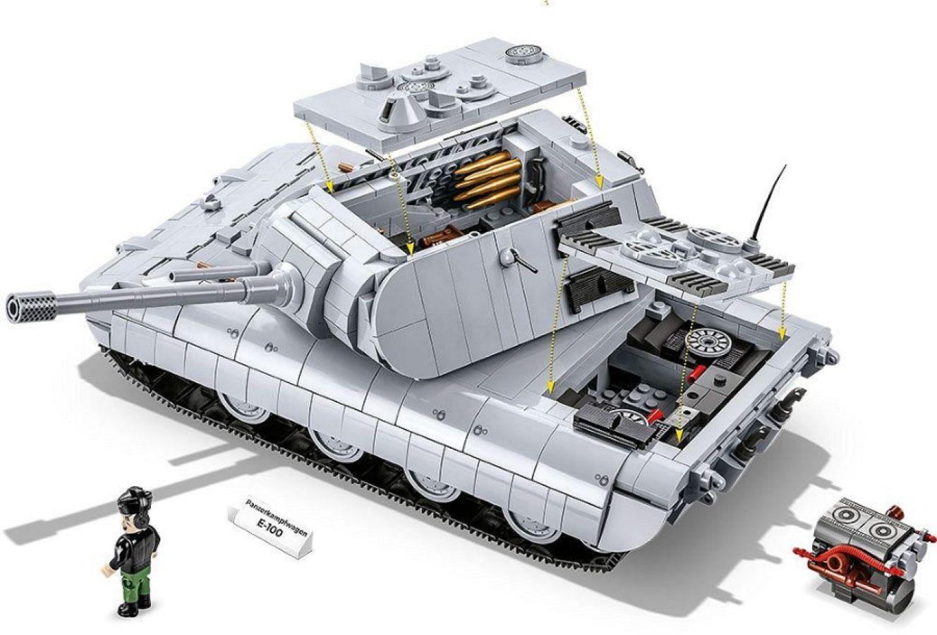 COB2572 World War 2 - Panzerkampfwagen E-100 (1510 Piece Kit) - Cobi - Titan Pop Culture