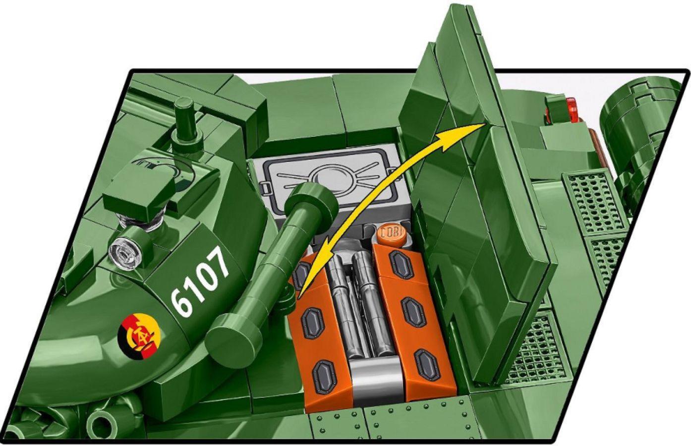 COB2625 Armed Forces - T-72 (East Germany/Soviet) (680 Piece Kit) - Cobi - Titan Pop Culture