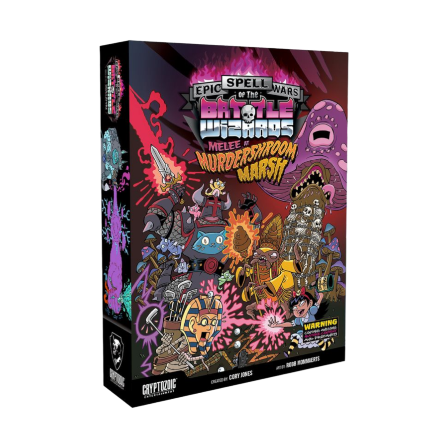 Epic Spell Wars of the Battle Wizards - Melee At Murdershroom Marsh Board Game