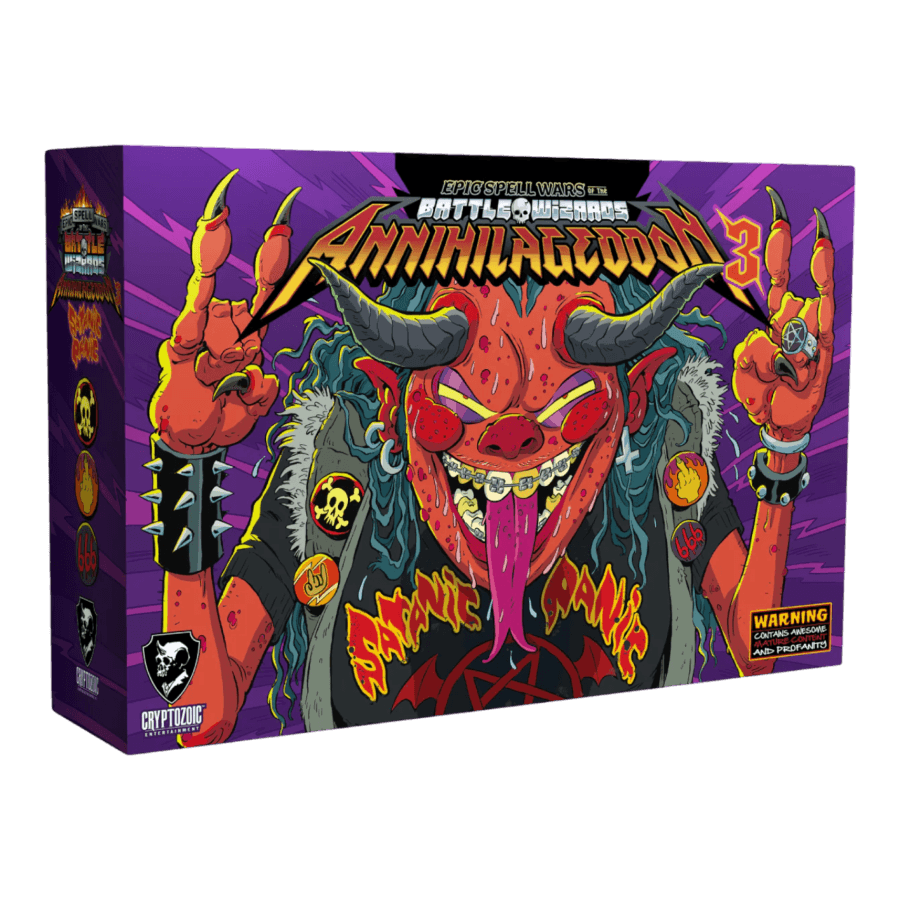 CRY780061 Epic Spell Wars - Anihilageddon : Satanic Panic Deck Building Game - Cryptozoic Entertainment - Titan Pop Culture