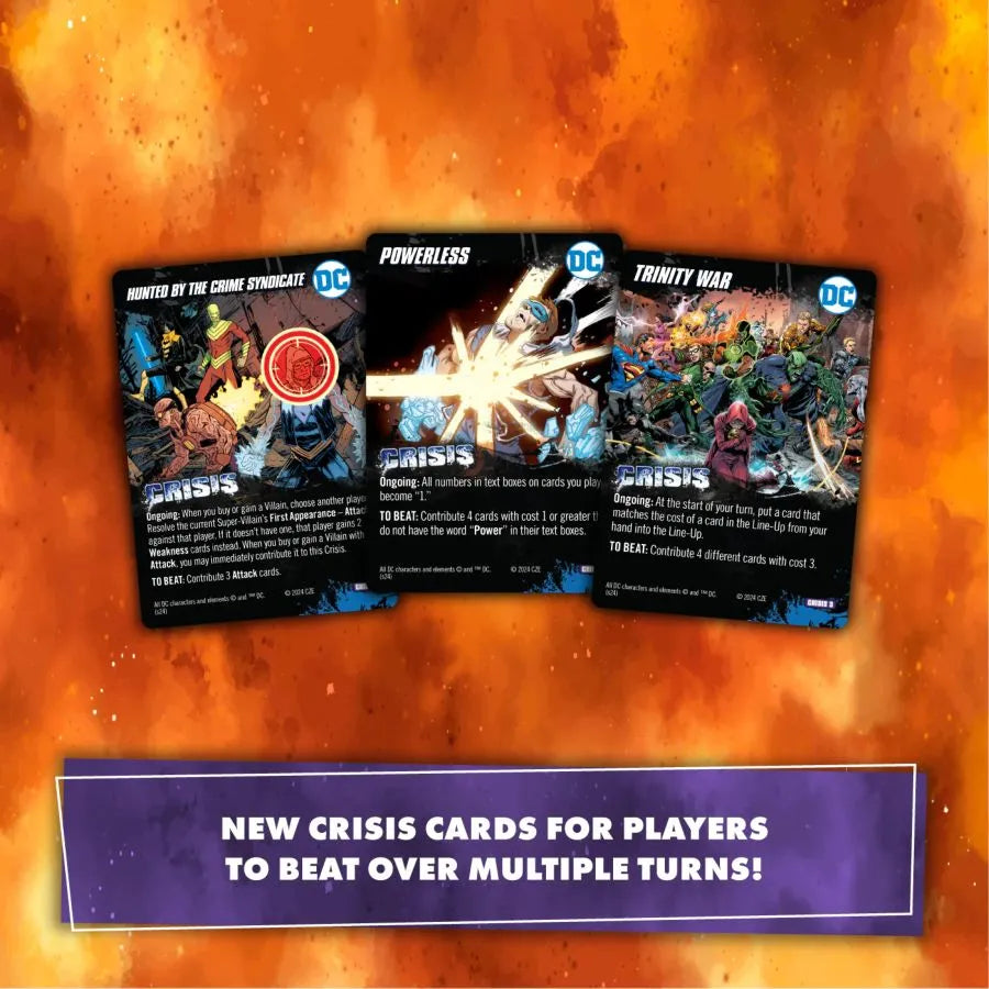 CRY80375 DC Comics - Deck Building Game: Crisis Collection 2 Box Set - Cryptozoic Entertainment - Titan Pop Culture