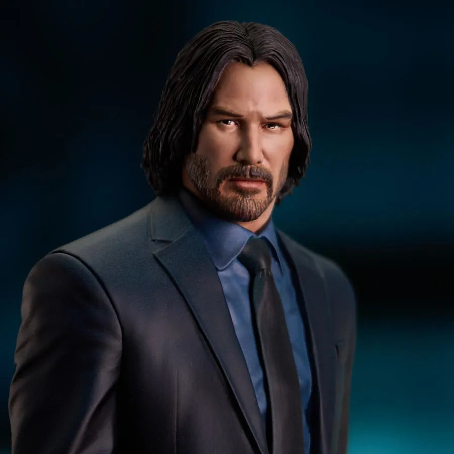 DSTSEP242518 John Wick 3 - John Wick with Dog Milestones Statue - Diamond Select Toys - Titan Pop Culture