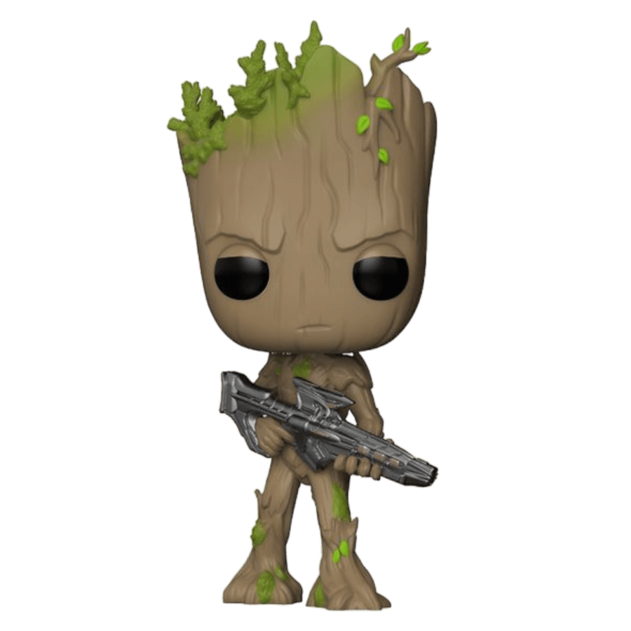 FUN26904 Avengers 3: Infinity War - Teen Groot with Gun Pop! Vinyl - Funko - Titan Pop Culture