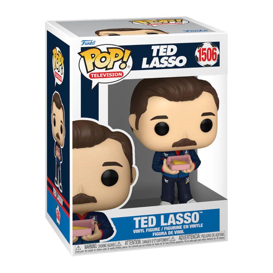FUN70722 Ted Lasso - Ted Lasso (with biscuits) Pop! Vinyl - Funko - Titan Pop Culture