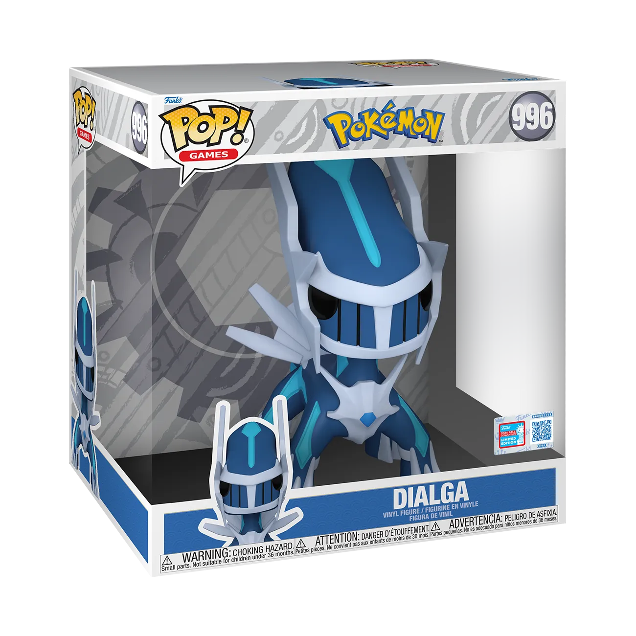 Pokemon - Dialga (Legendary) NYCC 2024 US Exclusive 10" Pop! Vinyl [RS]