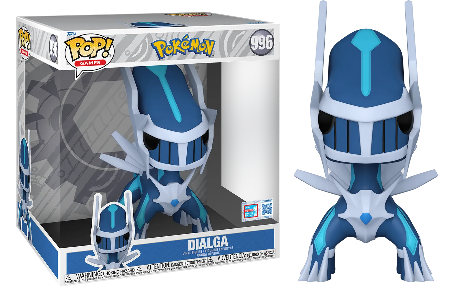 Pokemon - Dialga (Legendary) NYCC 2024 US Exclusive 10" Pop! Vinyl [RS]