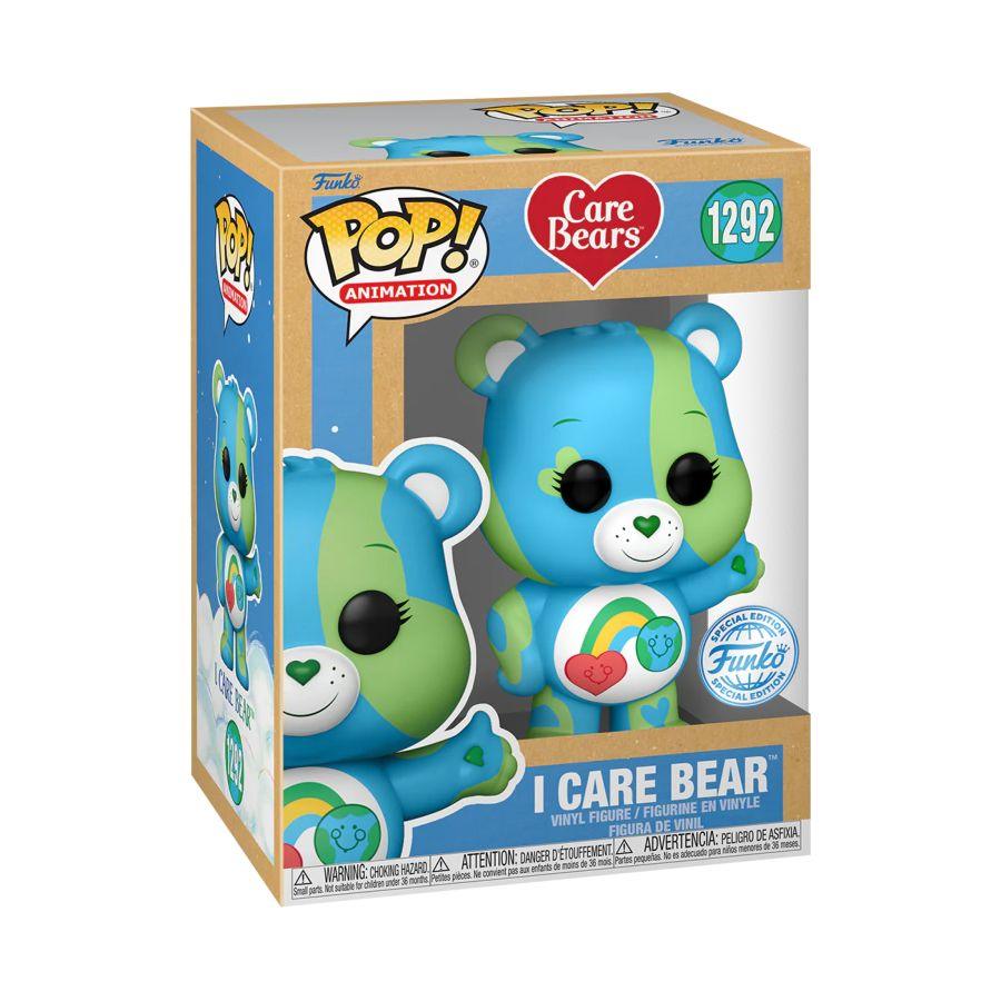 FUN71877 Care Bears: Earth Day 2023 - I Care Bear US Exclusive Pop! Vinyl [RS] - Funko - Titan Pop Culture