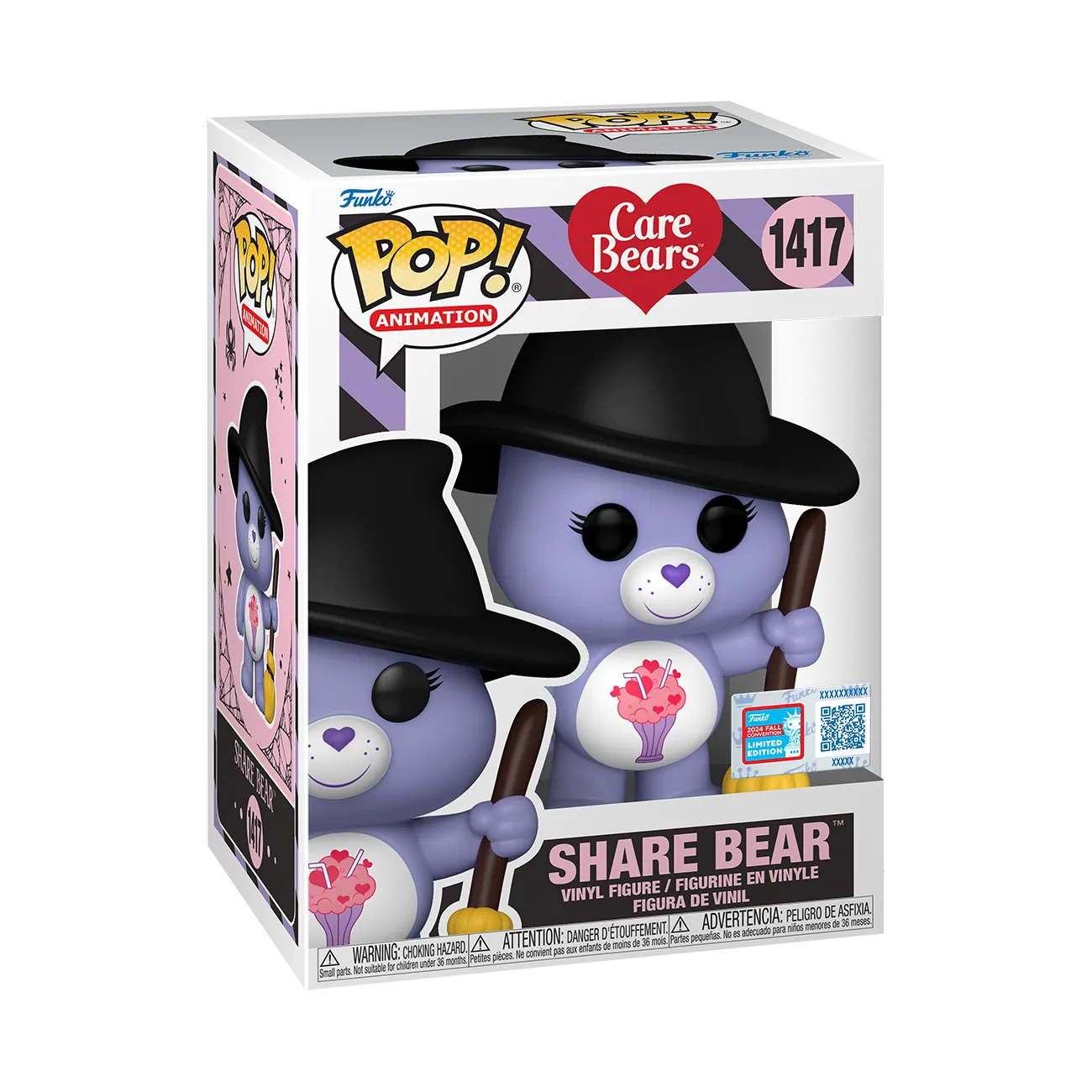 FUN74397 Care Bears - Share Bear Witch NYCC 2024 US Exclusive Pop! Vinyl [RS] - Funko - Titan Pop Culture