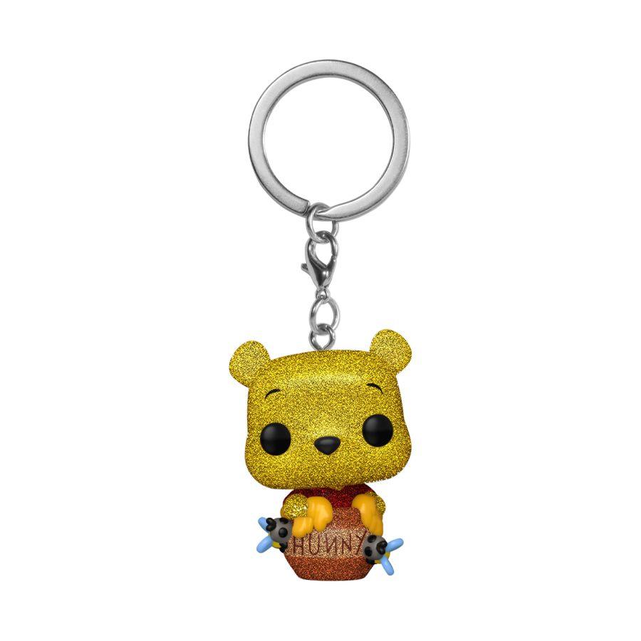FUN74458 Winnie the Pooh - Winnie The Pooh US Exclusive Diamond Glitter Pop! Keychain [RS] - Funko - Titan Pop Culture
