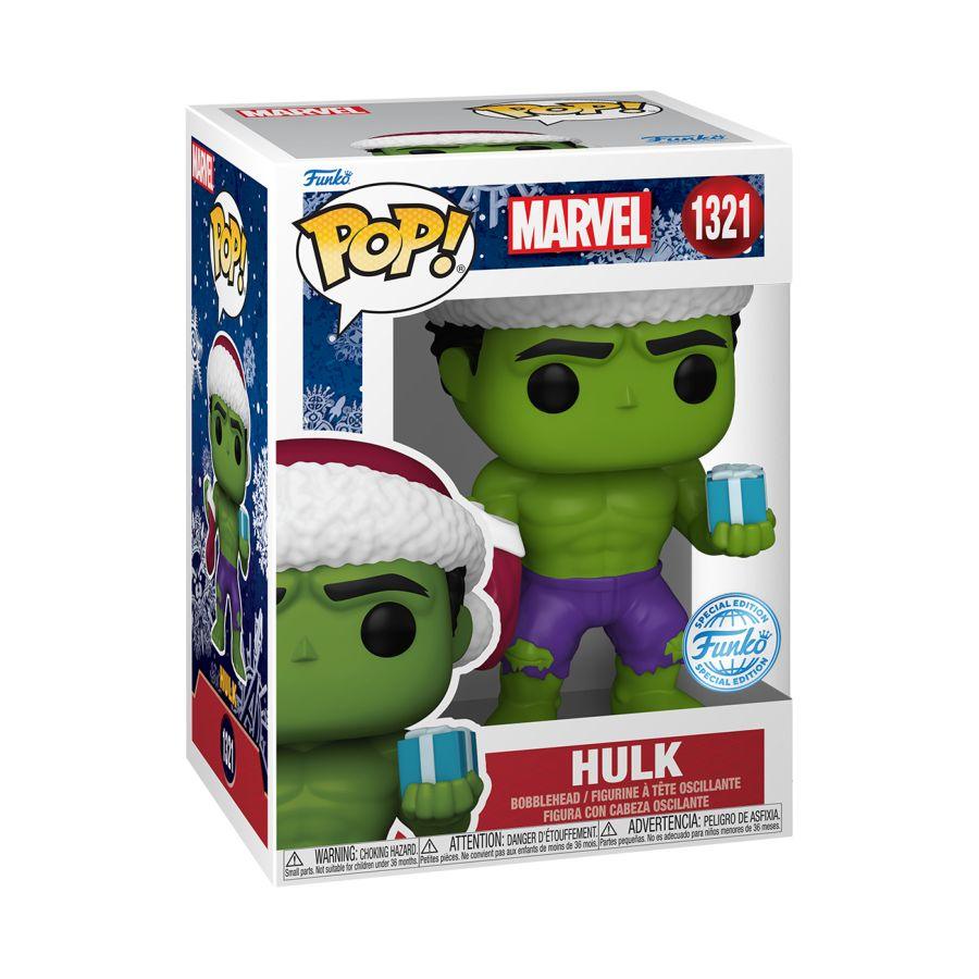 FUN74731 Marvel Comics - Green Hulk Holiday US Exclusive Pop! Vinyl [RS] - Funko - Titan Pop Culture