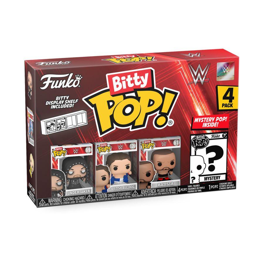 FUN75464 WWE - The Undertaker Bitty Pop! 4-Pack - Funko - Titan Pop Culture