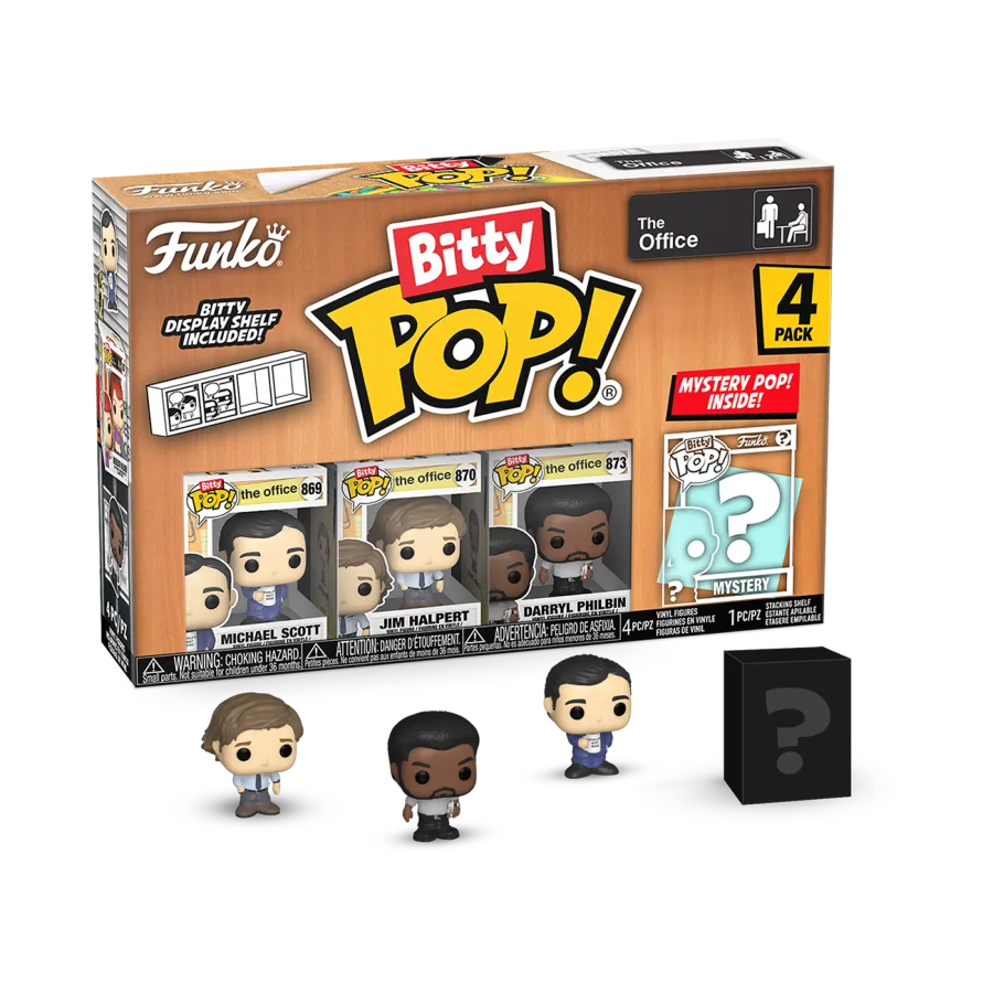 FUN75487 The Office - Michael Scott Bitty Pop! 4-Pack - Funko - Titan Pop Culture