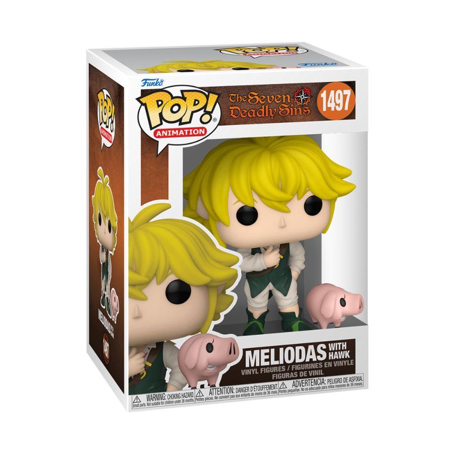 FUN75541 Seven Deadly Sins - Meliodas (with Hawk) Pop! Vinyl - Funko - Titan Pop Culture