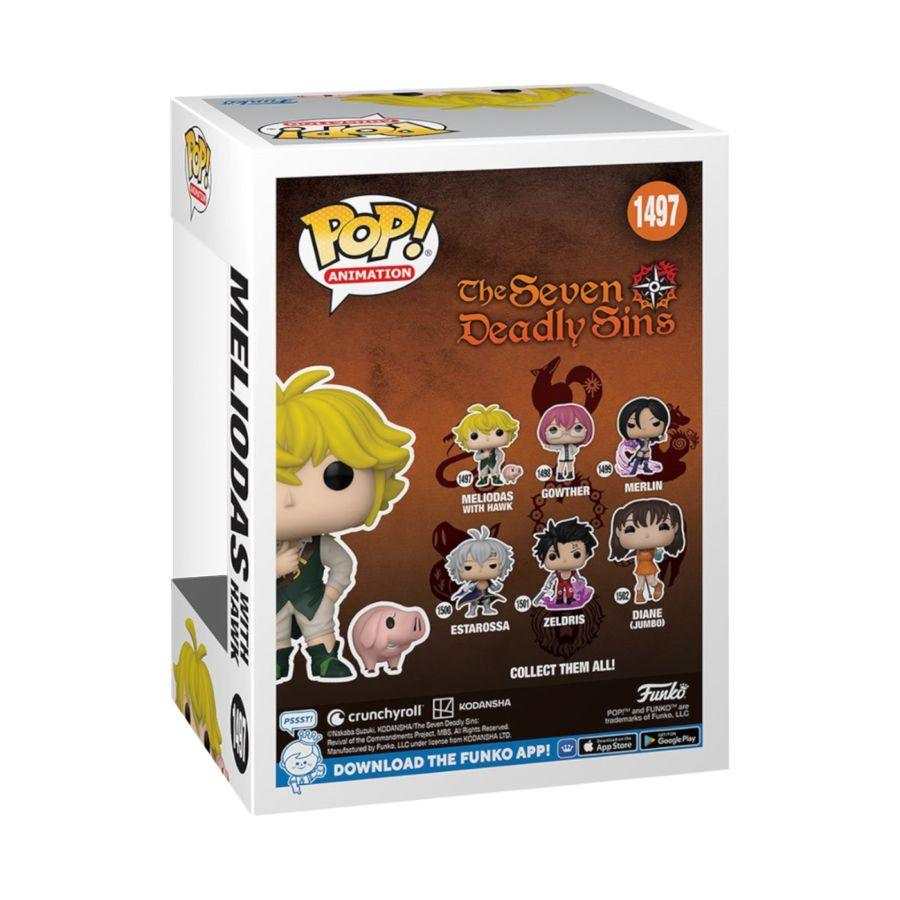 FUN75541 Seven Deadly Sins - Meliodas (with Hawk) Pop! Vinyl - Funko - Titan Pop Culture