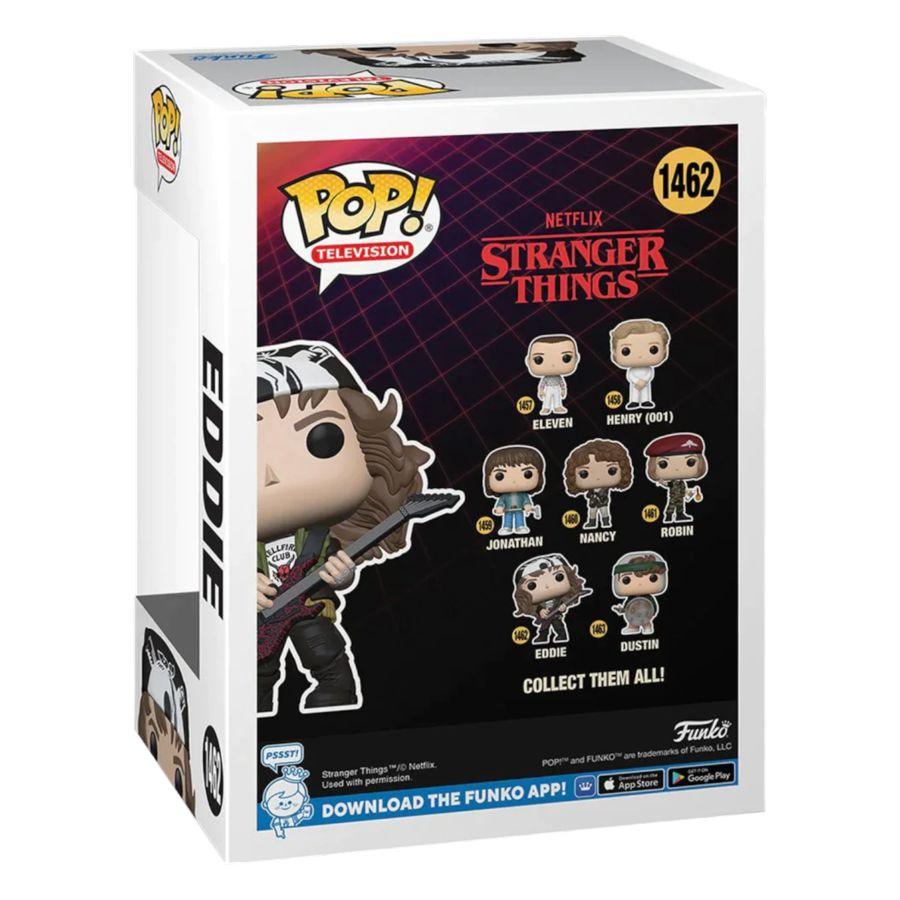 FUN76101 Stranger Things - Hunter Eddie with Guitar US Exclusive Metallic Pop! Vinyl [RS] - Funko - Titan Pop Culture