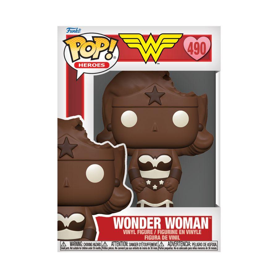 FUN76221 DC Comics: Valentines 2024 - Wonder Woman (Easter Chocolate) Pop! Vinyl - Funko - Titan Pop Culture