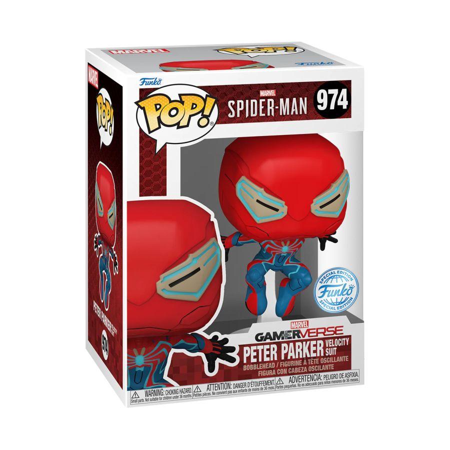 FUN76676 Spiderman 2 (VG'23) - Peter Parker (Volecity Suit) Pop! Vinyl [RS] - Funko - Titan Pop Culture