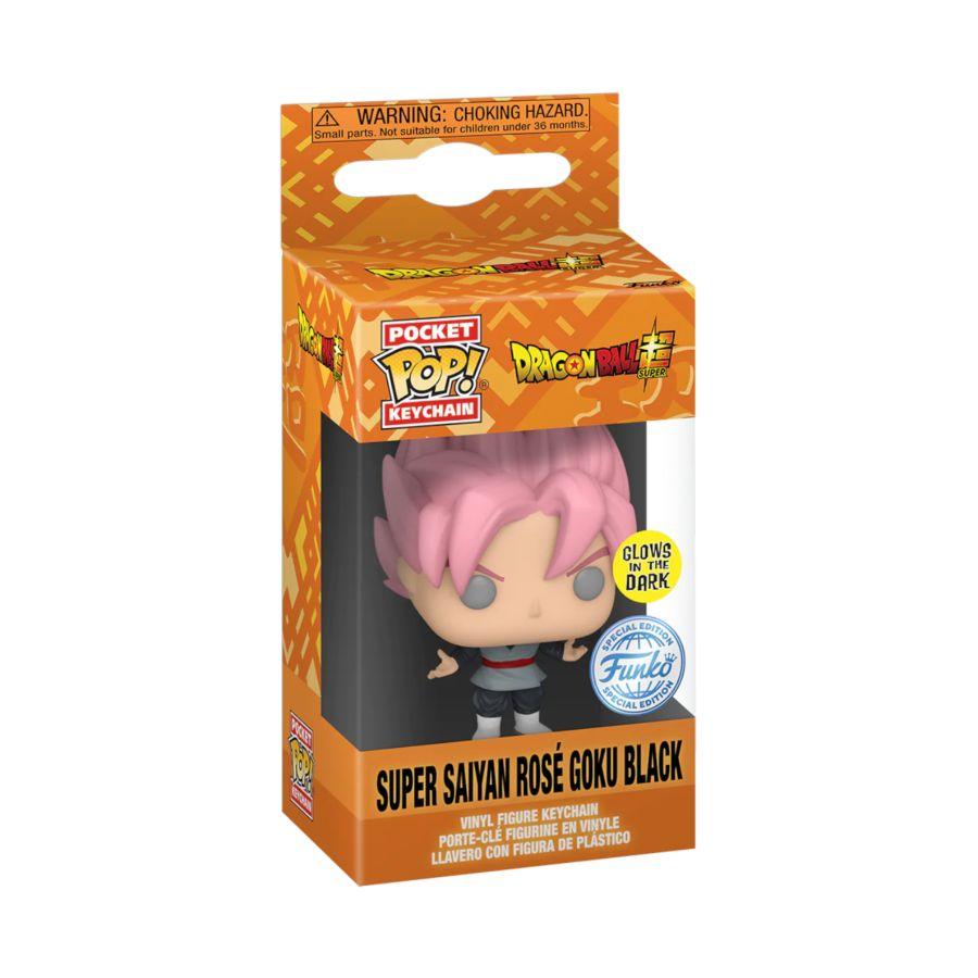 FUN77006 Dragon Ball Super - Goku Rose Black US Exclusive Glow Pop! Keychain [RS] - Funko - Titan Pop Culture