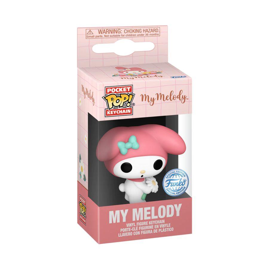 FUN77049 Hello Kitty - My Melody (Spring Time) US Exclusive Pop! Keychain [RS] - Funko - Titan Pop Culture