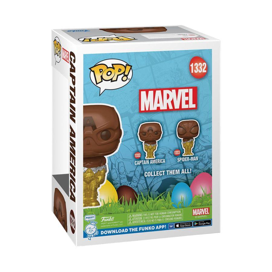 FUN77170 Marvel Comics - Captain America (Easter Chocolate) Pop! Vinyl - Funko - Titan Pop Culture
