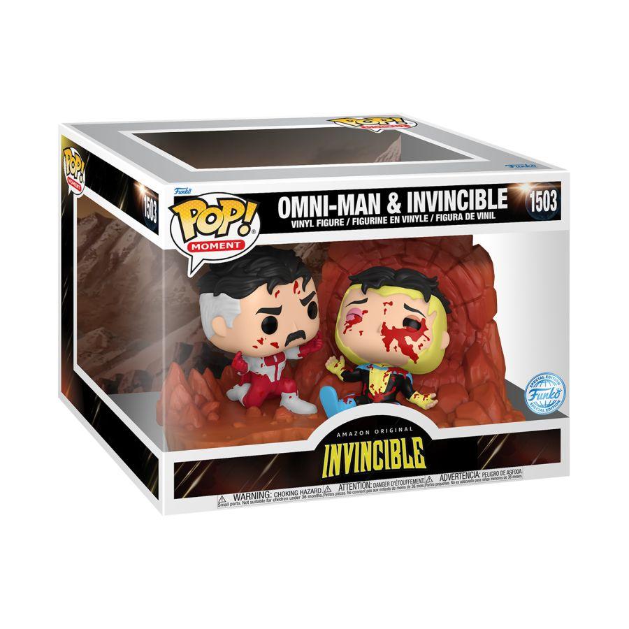 FUN77399 Invincible (TV) - Omni-Man & Invincible "Think Mark" US Exclusive Pop! Moment [RS] - Funko - Titan Pop Culture