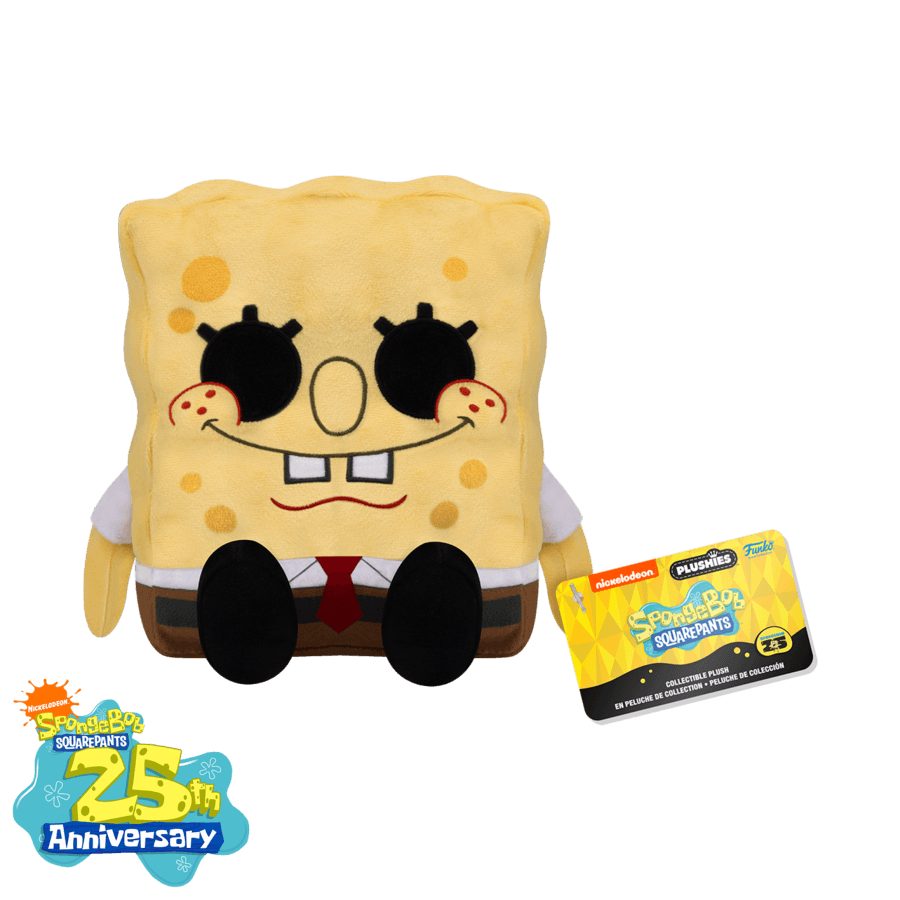 FUN78315 Spongebob: 25th Anniversary - Spongebob 7" Pop! Plush - Funko - Titan Pop Culture