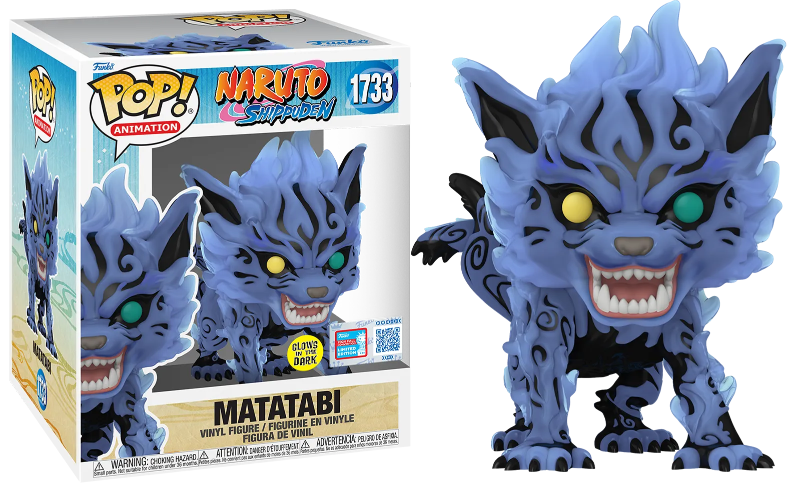 Naruto - Matabi Glow In The Dark NYCC 2024 US Exclusive 6" Pop! Vinyl [RS]