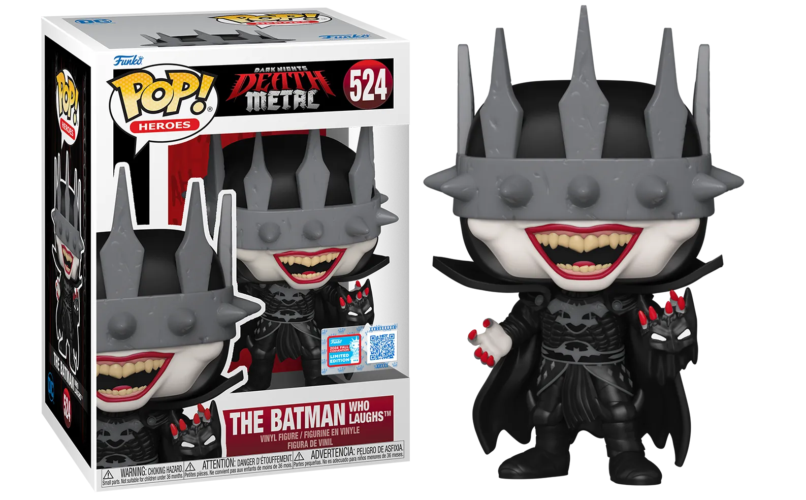 FUN78671 DC Comics - Death Metal Joker NYCC 2024 US Exclusive Pop! Vinyl [RS] - Funko - Titan Pop Culture