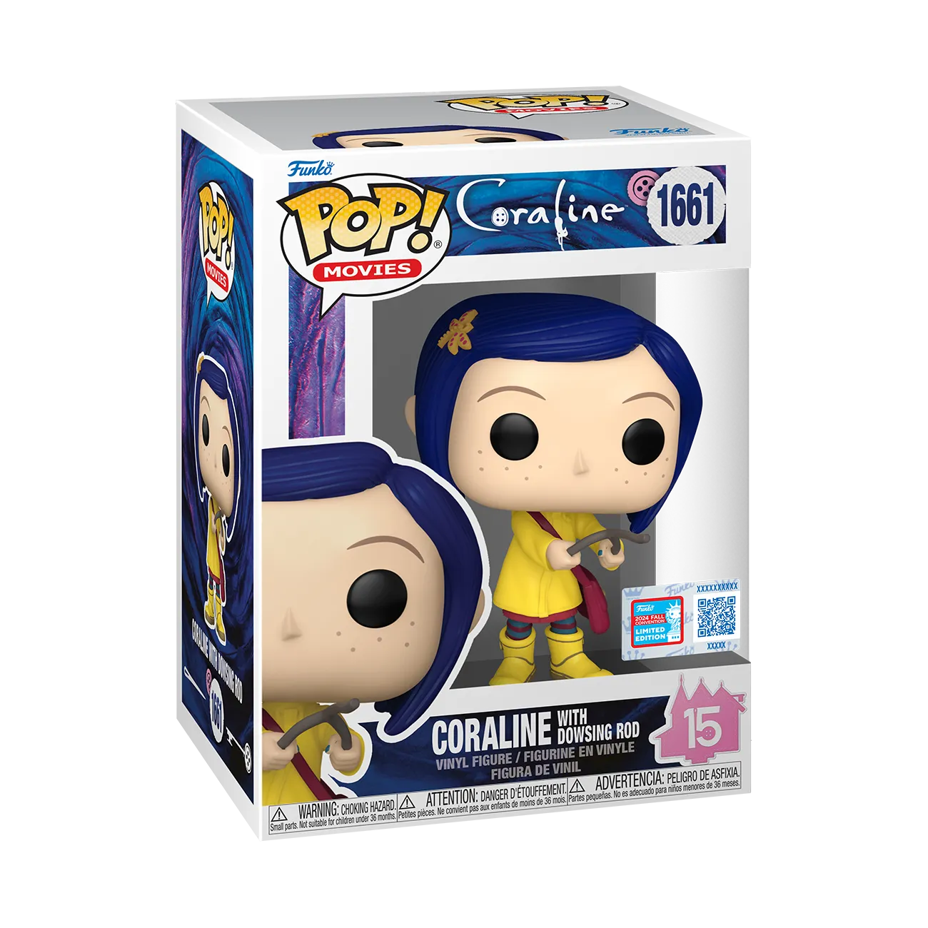 FUN78686 Coraline - Coraline (New Pose) NYCC 2024 US Exclusive Pop! Vinyl [RS] - Funko - Titan Pop Culture