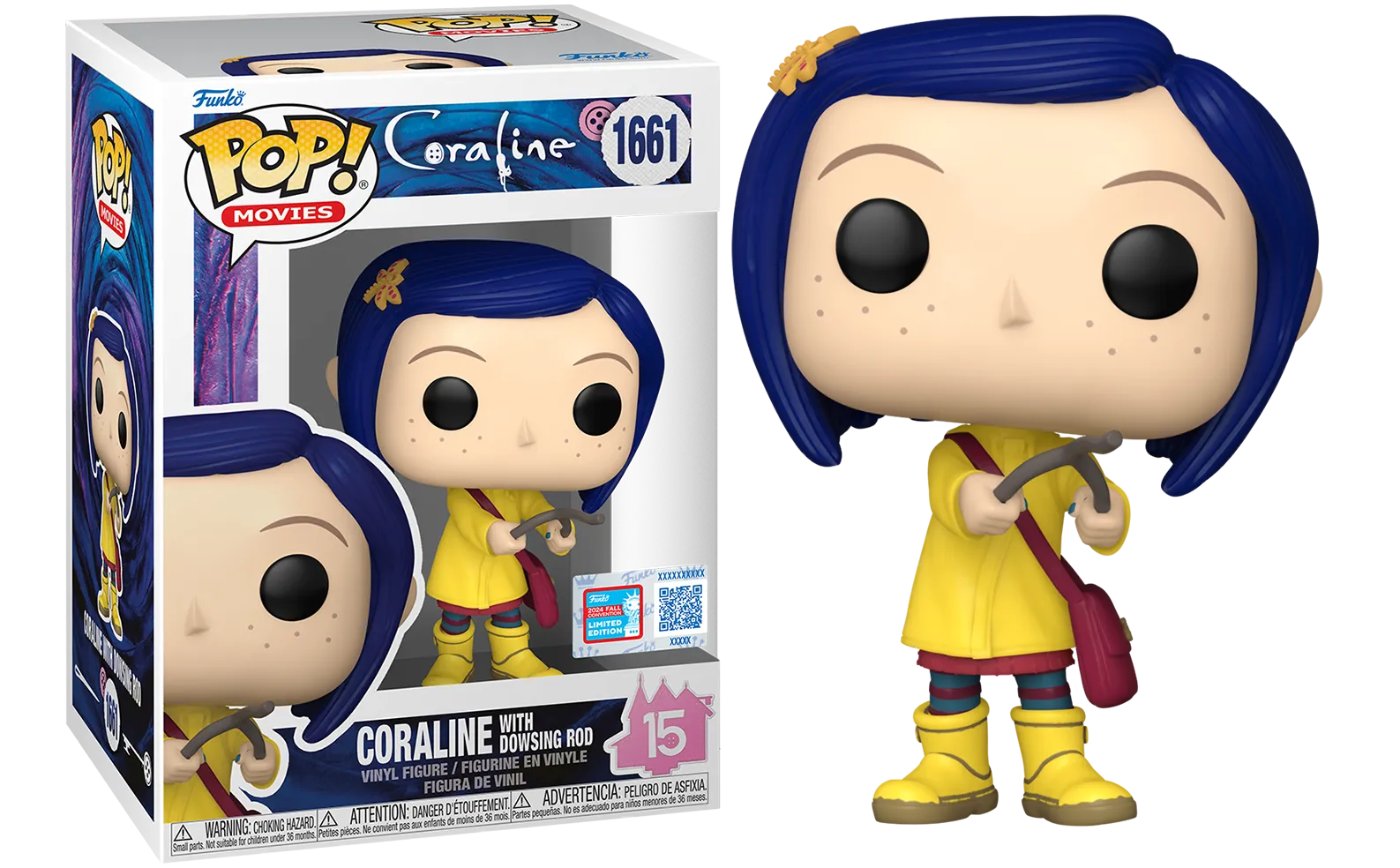 FUN78686 Coraline - Coraline (New Pose) NYCC 2024 US Exclusive Pop! Vinyl [RS] - Funko - Titan Pop Culture