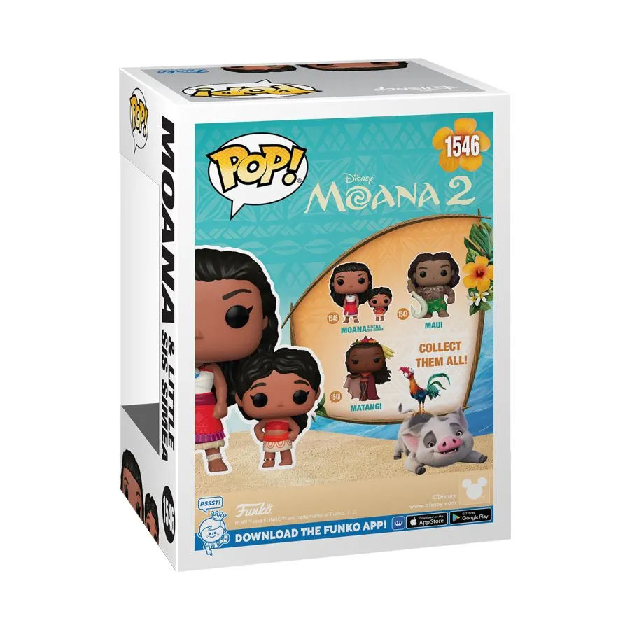 FUN79736 Moana 2 - Moana & Little Sis Simea Pop! Vinyl - Funko - Titan Pop Culture