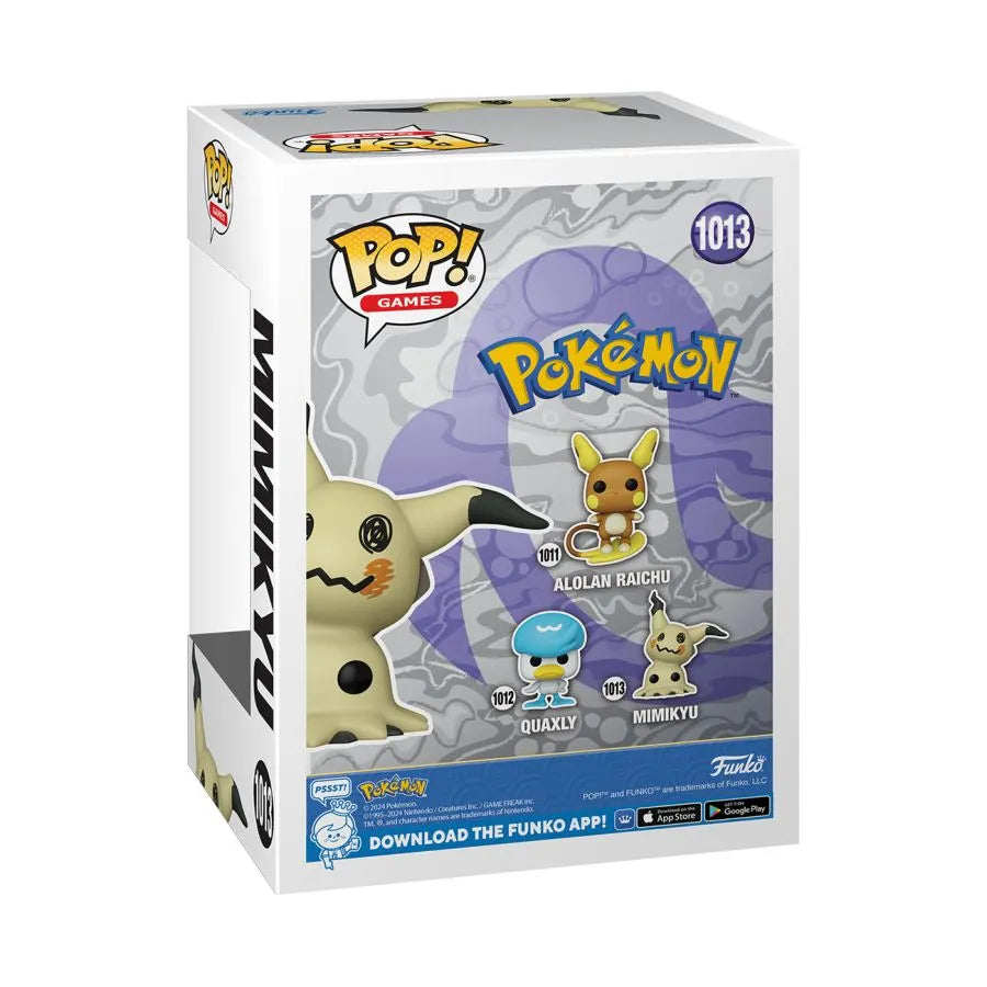 FUN80287 Pokemon - Mimikyu Pop! Vinyl [RS] - Funko - Titan Pop Culture