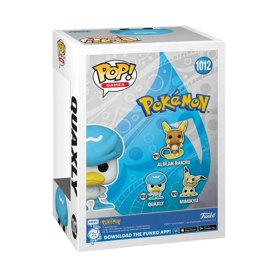 FUN80288 Pokemon - Quaxly Pop! Vinyl [RS] - Funko - Titan Pop Culture