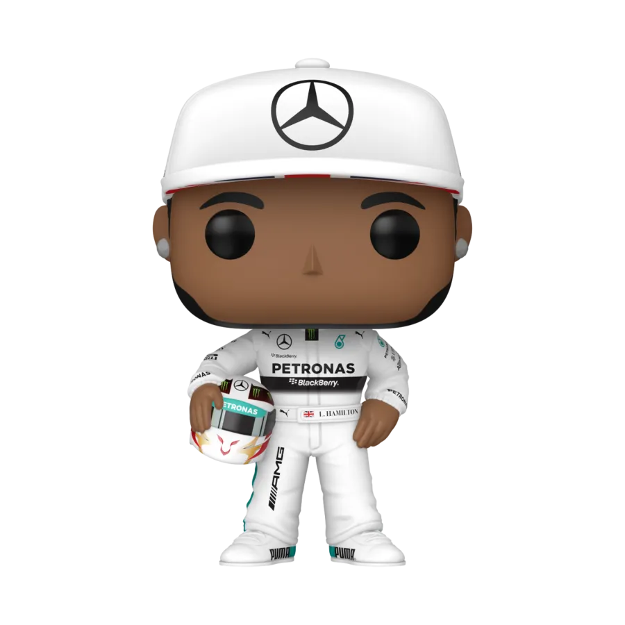 FUN80581 Formula 1 - Lewis Hamilton (with Helmet) Pop! Vinyl - Funko - Titan Pop Culture