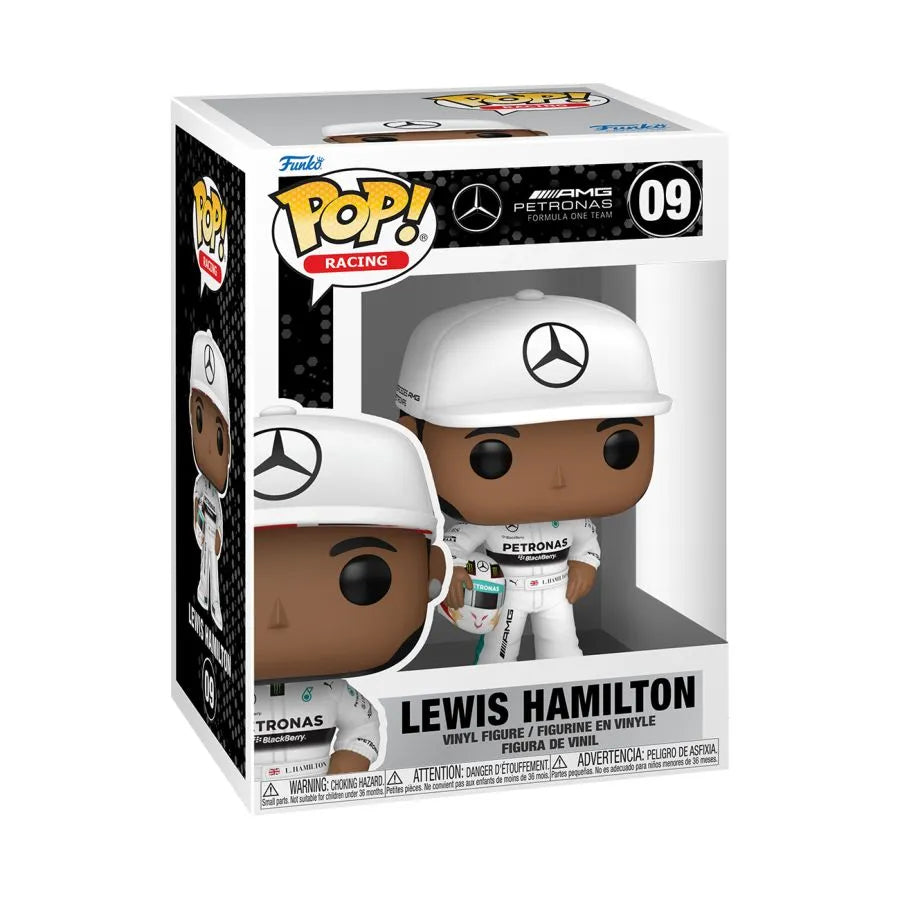 FUN80581 Formula 1 - Lewis Hamilton (with Helmet) Pop! Vinyl - Funko - Titan Pop Culture