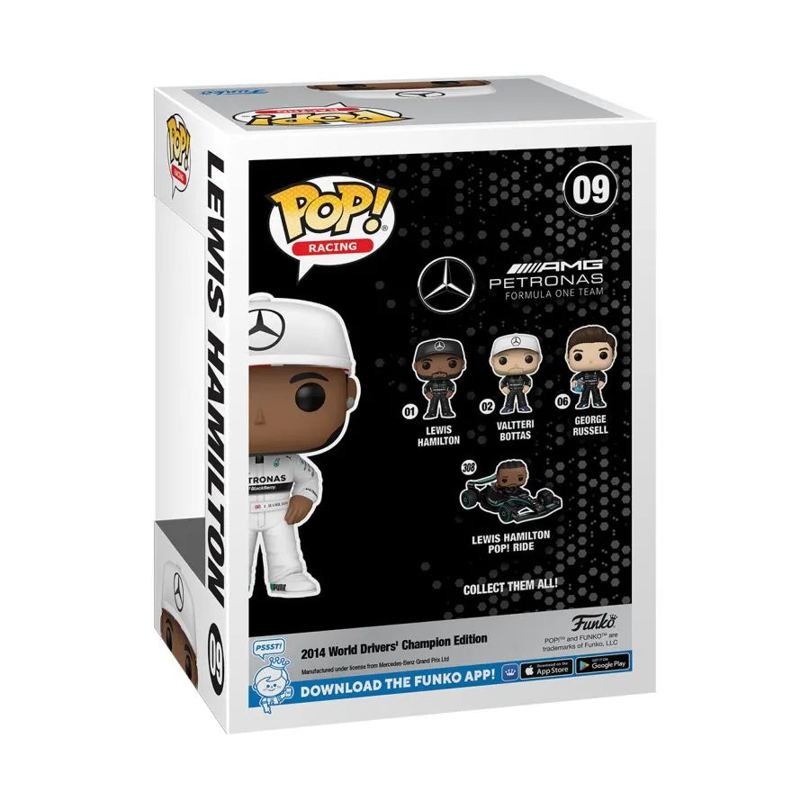 FUN80581 Formula 1 - Lewis Hamilton (with Helmet) Pop! Vinyl - Funko - Titan Pop Culture