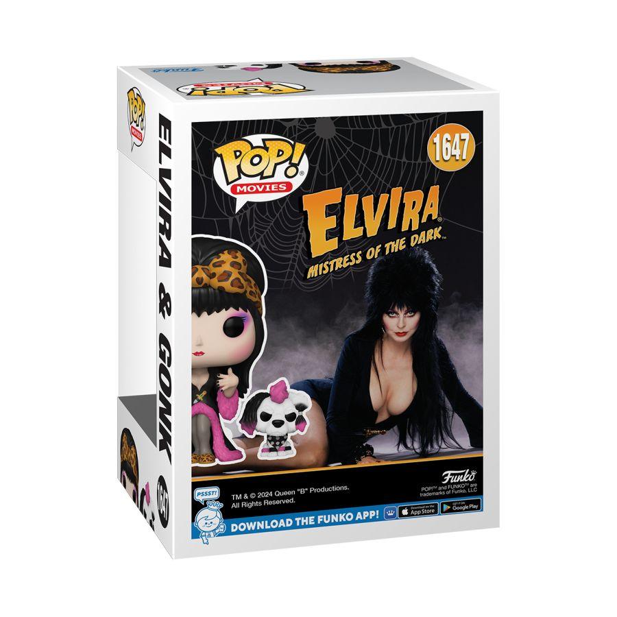 FUN80694 Elvira - Elvira & Gonk Pop! Vinyl - Funko - Titan Pop Culture