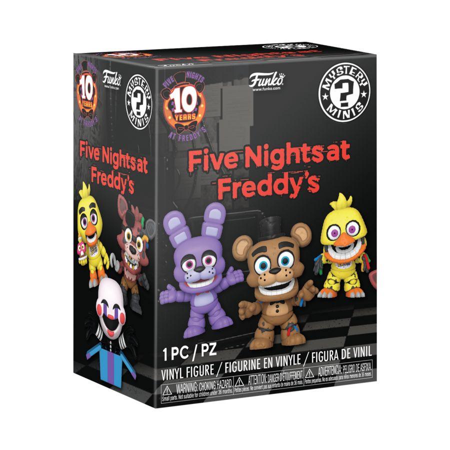 FUN81334 Five Nights at Freddy's - 10th Anniversary Mystery Minis (Display of 12) - Funko - Titan Pop Culture