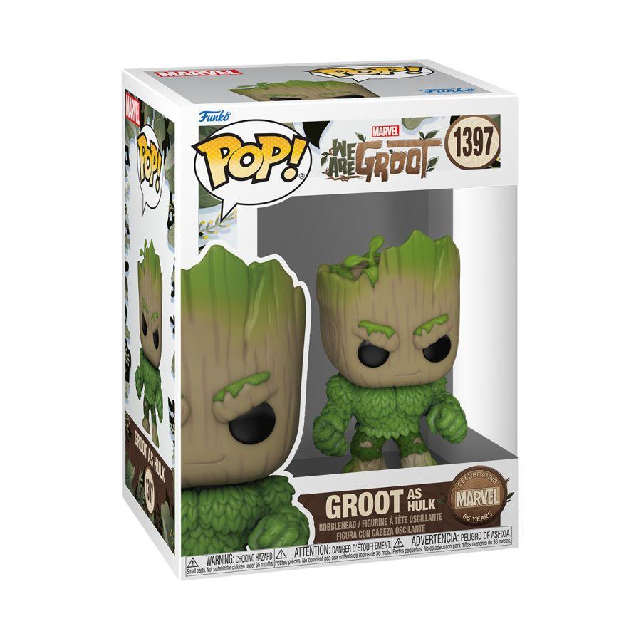 FUN81338 We Are Groot - Groot Hulk (Marvel: 85th Anniversary) Pop! Vinyl - Funko - Titan Pop Culture
