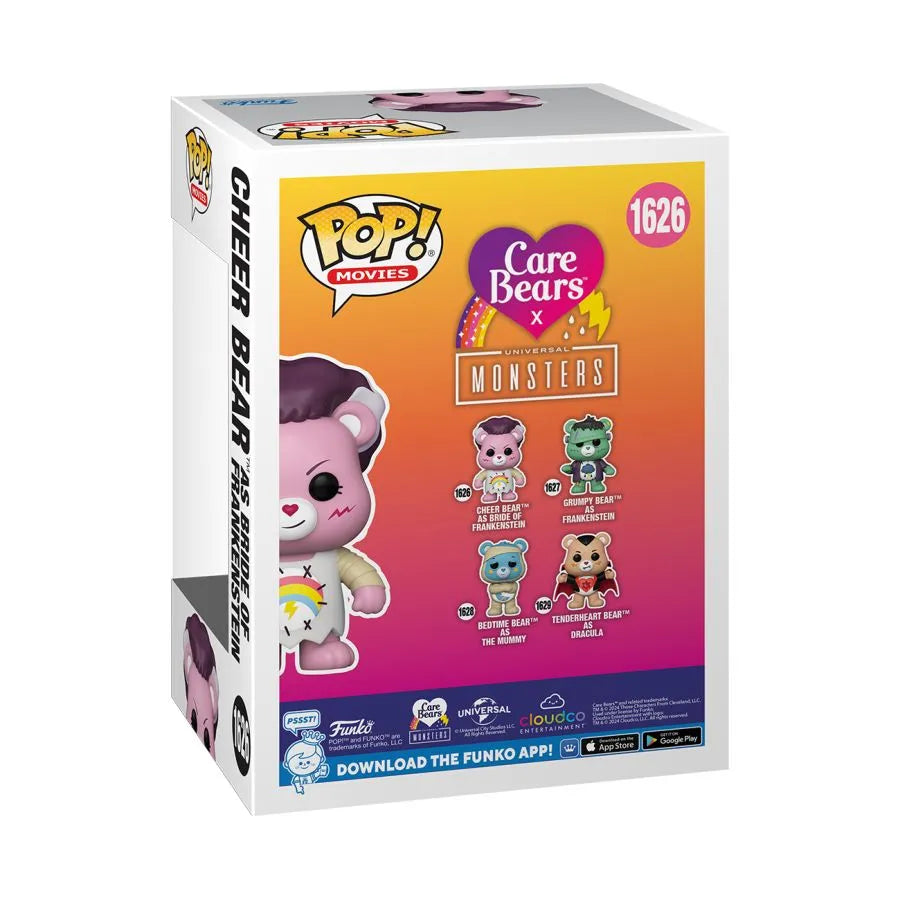 Care Bears x Universal Monsters - Cheer as Frankenstein's Bride Pop! Vinyl