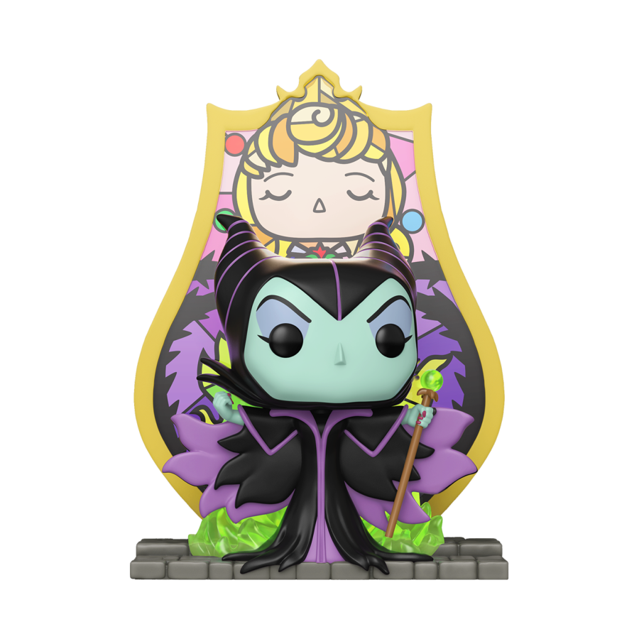 Disney: Villains - Maleficent (Stained Glass) Pop! Deluxe