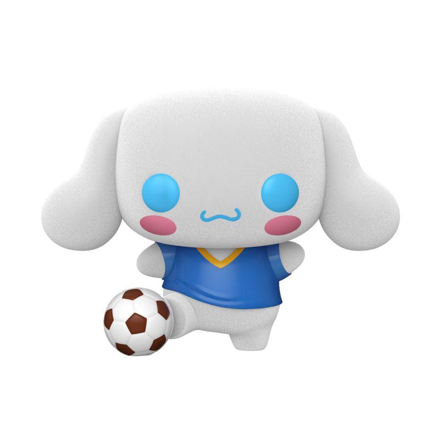 FUN82146 Sanrio - Cinnamoroll (with Soccer Ball) US Exclusive Flocked Pop! Vinyl [RS] - Funko - Titan Pop Culture