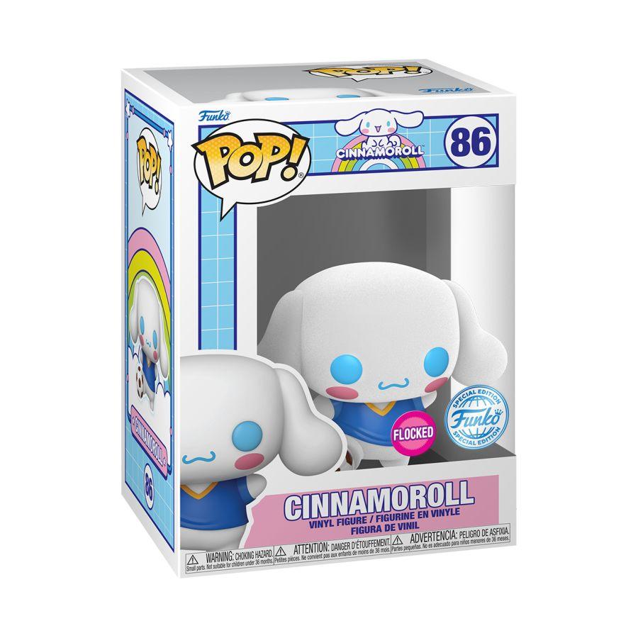 FUN82146 Sanrio - Cinnamoroll (with Soccer Ball) US Exclusive Flocked Pop! Vinyl [RS] - Funko - Titan Pop Culture