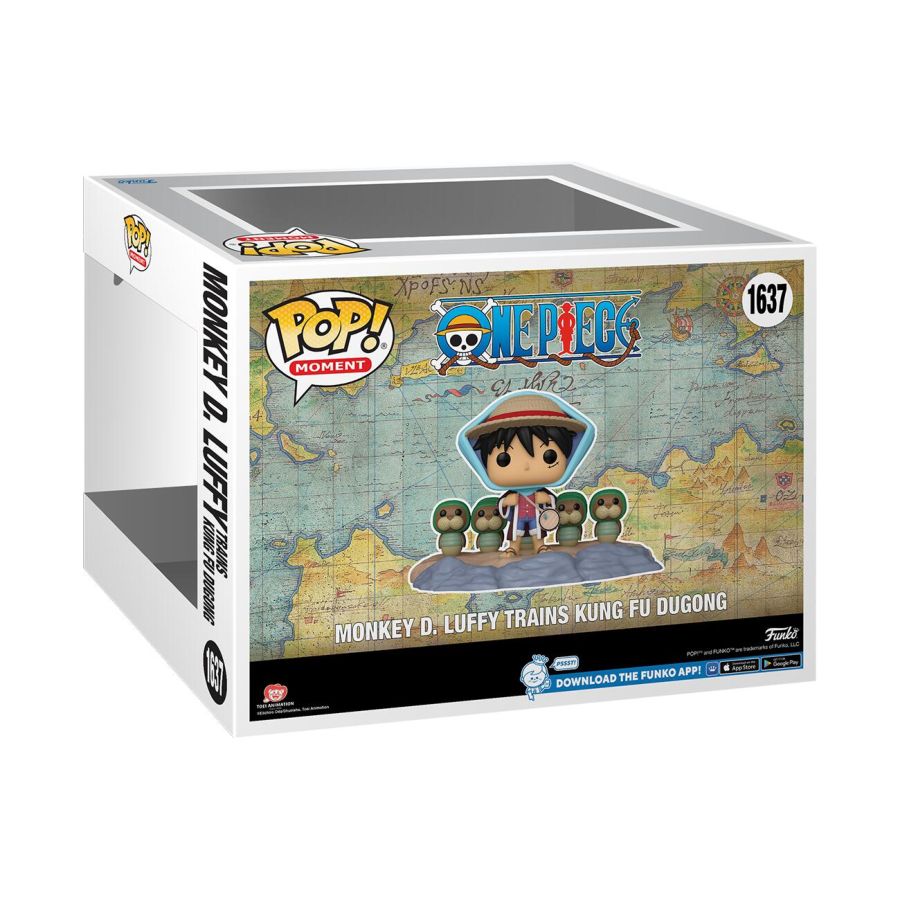 FUN82169 One Piece - Luffy Train Kung Fu Dugong Pop! Vinyl Moment [RS] - Funko - Titan Pop Culture