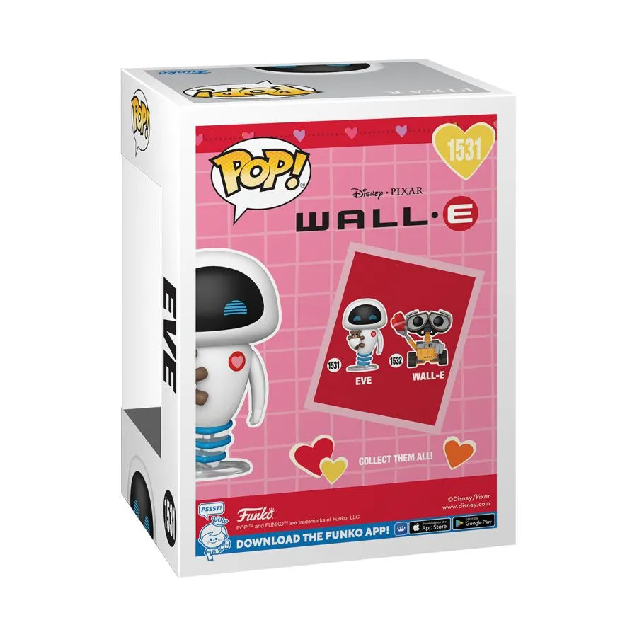 FUN83094 Wall-E - Eve Valentine Pop! Vinyl - Funko - Titan Pop Culture