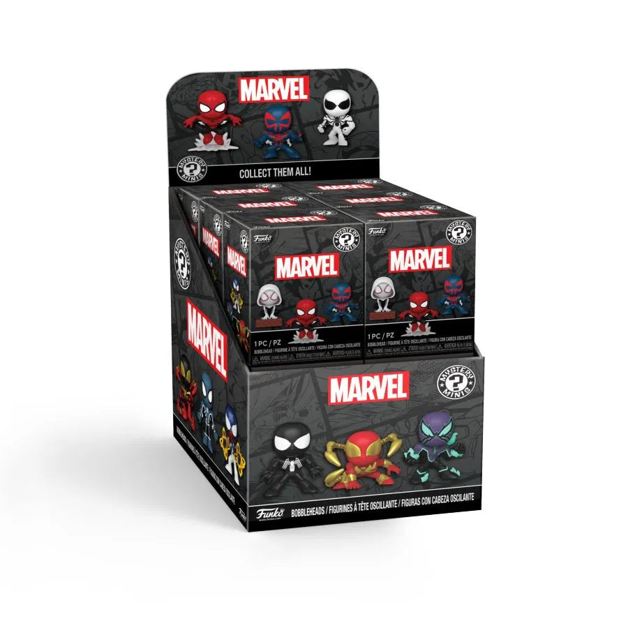 FUN83754 Marvel Comics - Spider-Man Comics Mystery Minis (Display of 12) - Funko - Titan Pop Culture