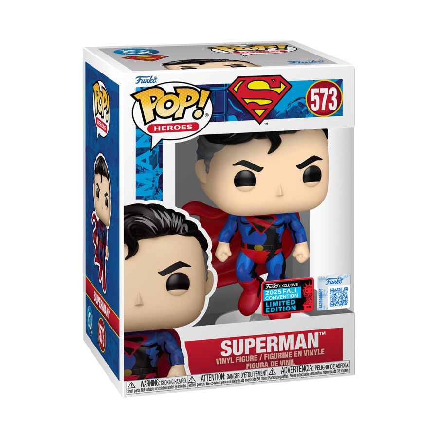 DC Comics - Superman Retro Comic (Flying) Pop! Vinyl 2025 NYCC Exclusive [RS]